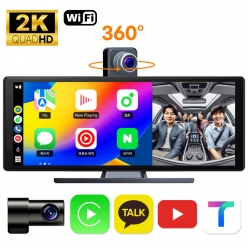 무선 카플레이 모니터 실내 카메라 풀세트 애플 안드로이드 오토 V10 POP kc인증