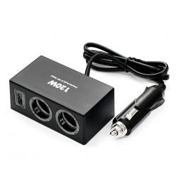 아이카 멀티소켓 3구 소켓 USB 120W 시거잭 2구 소켓 전차종 A4