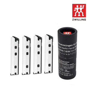 [즈윌링] 프리미엄 골드 페이셜 면도기 눈썹칼 교체형 칼날 4개 (HK88305-101)