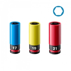 [밀워키]임팩러그너트휠소켓세트 49-66-7834(3pcs) 12.7mm(1/2)