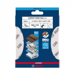 [BOSCH]EXPERT W480 핸드샌딩페이퍼 세트(6PCS)