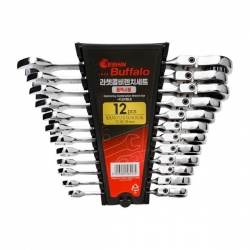 [세신/]플렉시블기어라쳇렌치세트 12PCS