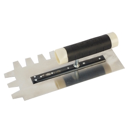 [대건흙손/]톱니고대(스테인리스) 300시리즈