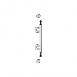 [게이트아이/]문손잡이(현관문핸들락-실버) BL520S (센터200)