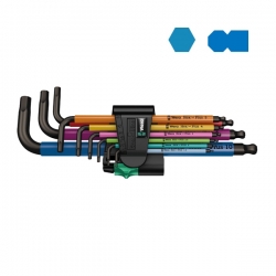 [베라]컬러그립 볼L렌치세트(고무그립) 950 SPKL/9 SB(9pcs)
