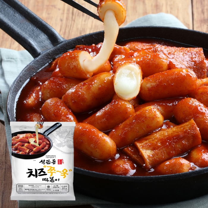 석관동떡볶이 치즈쭈욱맛 1팩