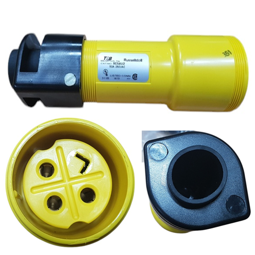 9C54U2 [Russllstoll DuraGard AC Connector 50A 250VAC]