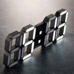 엘클락 국산 고휘도 무소음 3D LED벽시계 잘보이는 인테리어시계 사무실벽시계 38CM