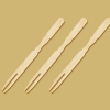 대나무 두발포크 100mm 100개