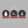 스티커(S-146)스노우볼(6매x16장)