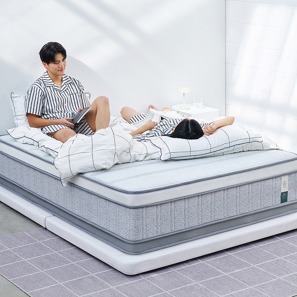 편안한 제주 37cm 허리 라텍스 투매트리스 본넬 S/SS/Q/K/LK