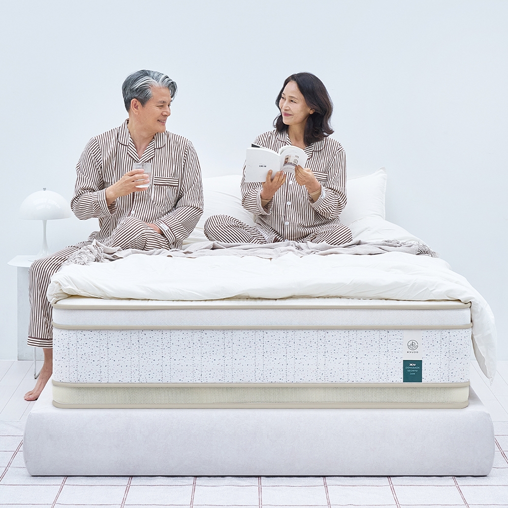 편안한 제주 37cm 허리 라텍스 투매트리스 본넬 S/SS/Q/K/LK
