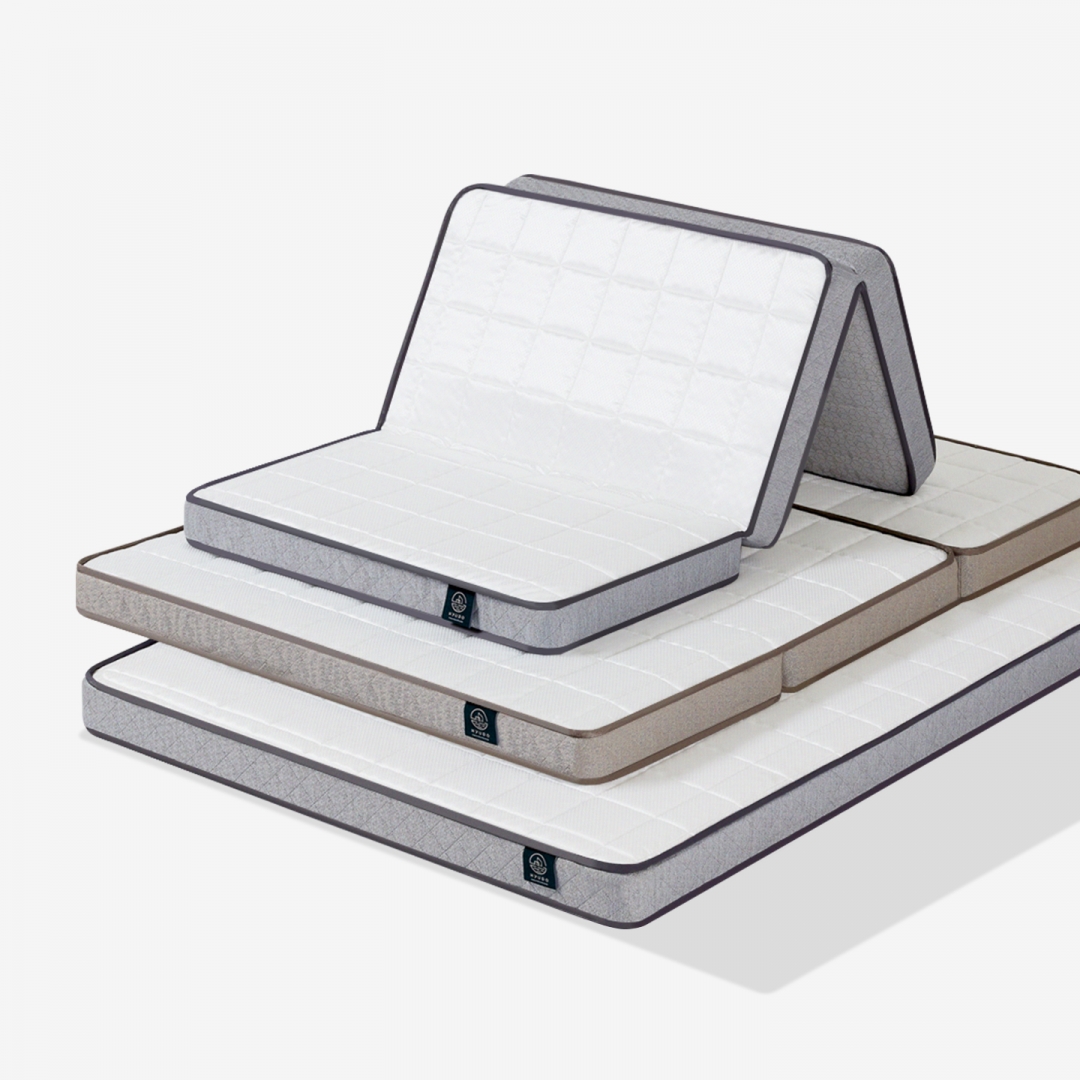 휴도 편안한 연화 13cm 슬림 3단 접이식 스프링 접는매트리스 토퍼 (MS/S/SS/Q)
