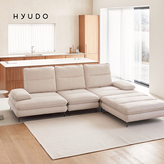 지정일배송/무료설치ㅣ여유의 동백 4인 정품 조야 스윙 패브릭 넓은 쇼파 소파