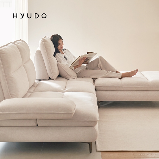 지정일배송/무료설치ㅣ여유의 동백 4인 정품 조야 스윙 패브릭 넓은 쇼파 소파