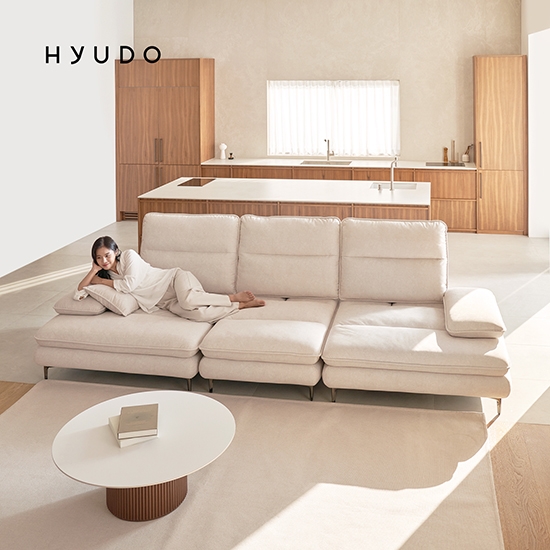 지정일배송/무료설치ㅣ여유의 동백 4인 정품 조야 스윙 패브릭 넓은 쇼파 소파