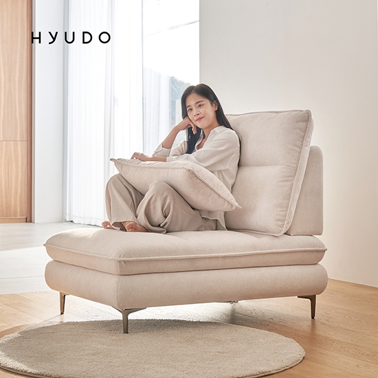 지정일배송/무료설치ㅣ여유의 동백 1인 정품 조야 스윙 패브릭 모듈 소파