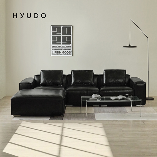 시선의 동백 2950 모듈형 가죽 소파 쇼파 4인 (미니쿠션 증정)