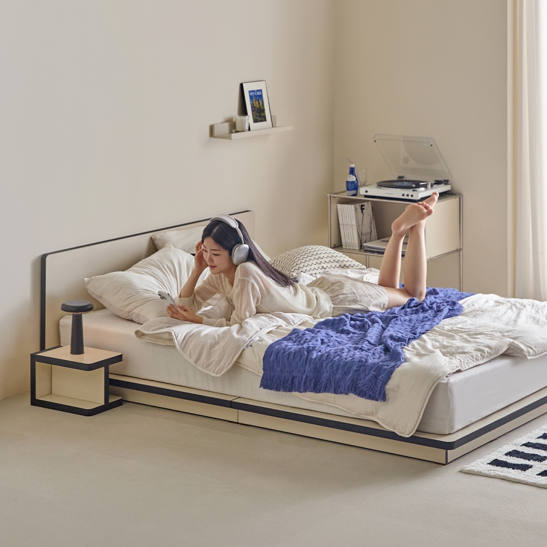 그림의 선유 자작나무 엣지 저상형 침대 프레임 S/SS/Q