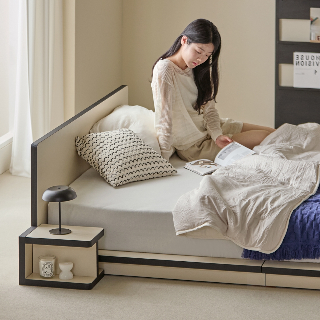 그림의 선유 자작나무 엣지 저상형 침대 프레임 S/SS/Q