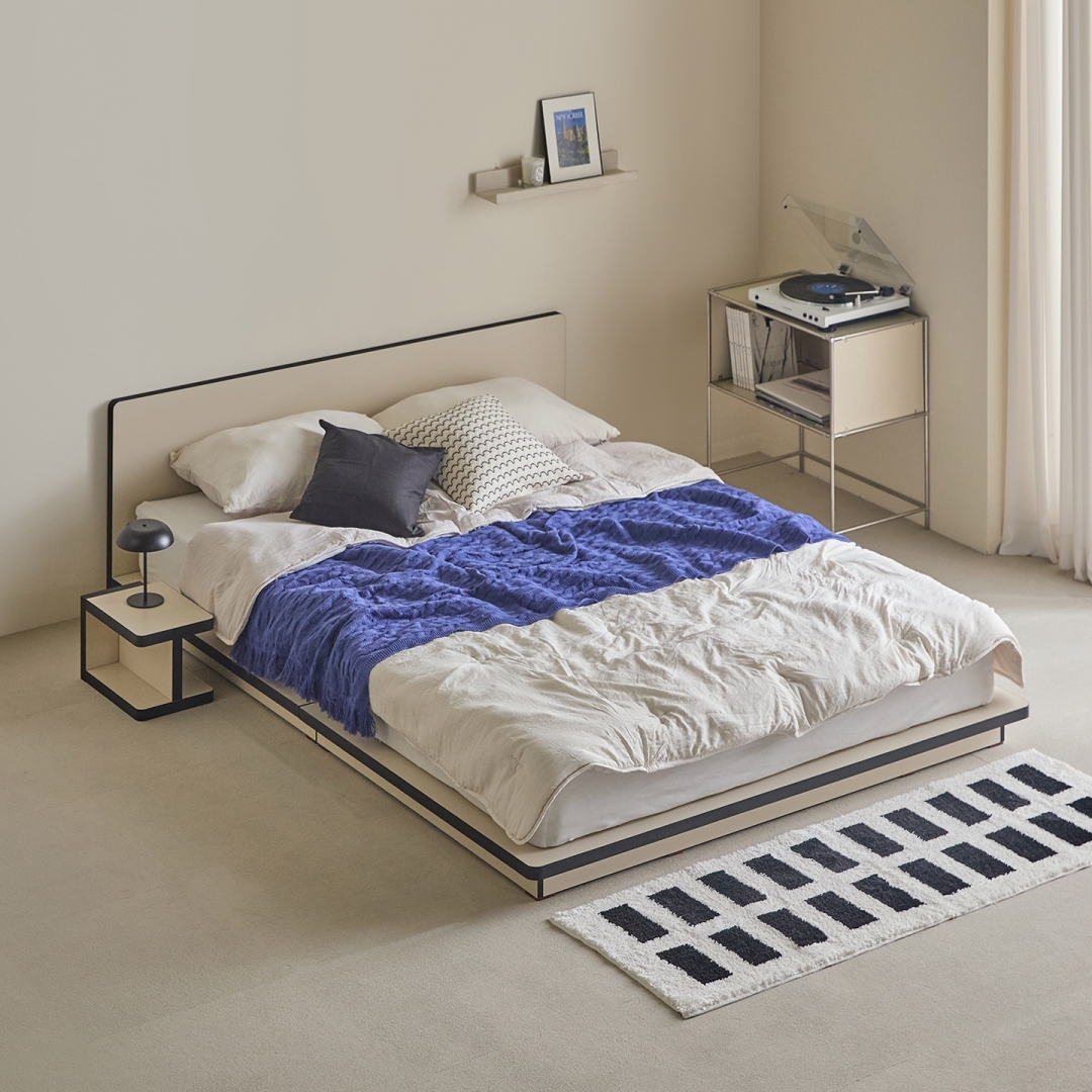 그림의 선유 자작나무 엣지 저상형 침대 프레임 S/SS/Q