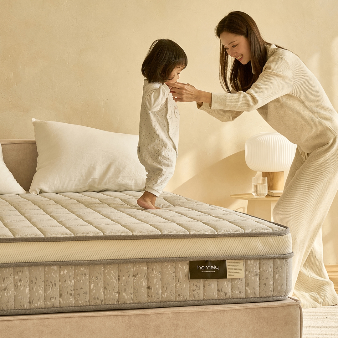 솜니 26cm 포켓스프링 알러지케어 푹신한 롤팩 매트리스