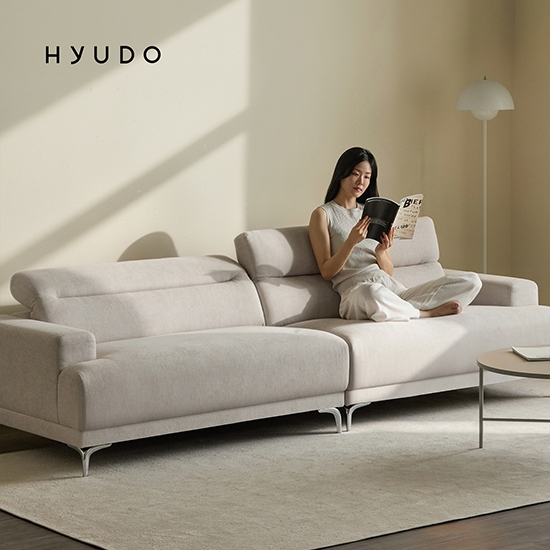 다정한 동백 2600 무빙 헤드레스트 유럽 DAVIS 4인용 패브릭 소파