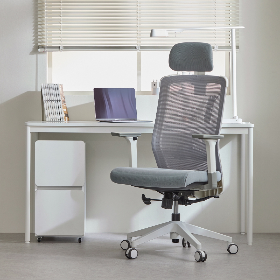 노트르 베이직 메쉬 틸팅 학생 공부 사무용 사무실 컴퓨터 책상 의자