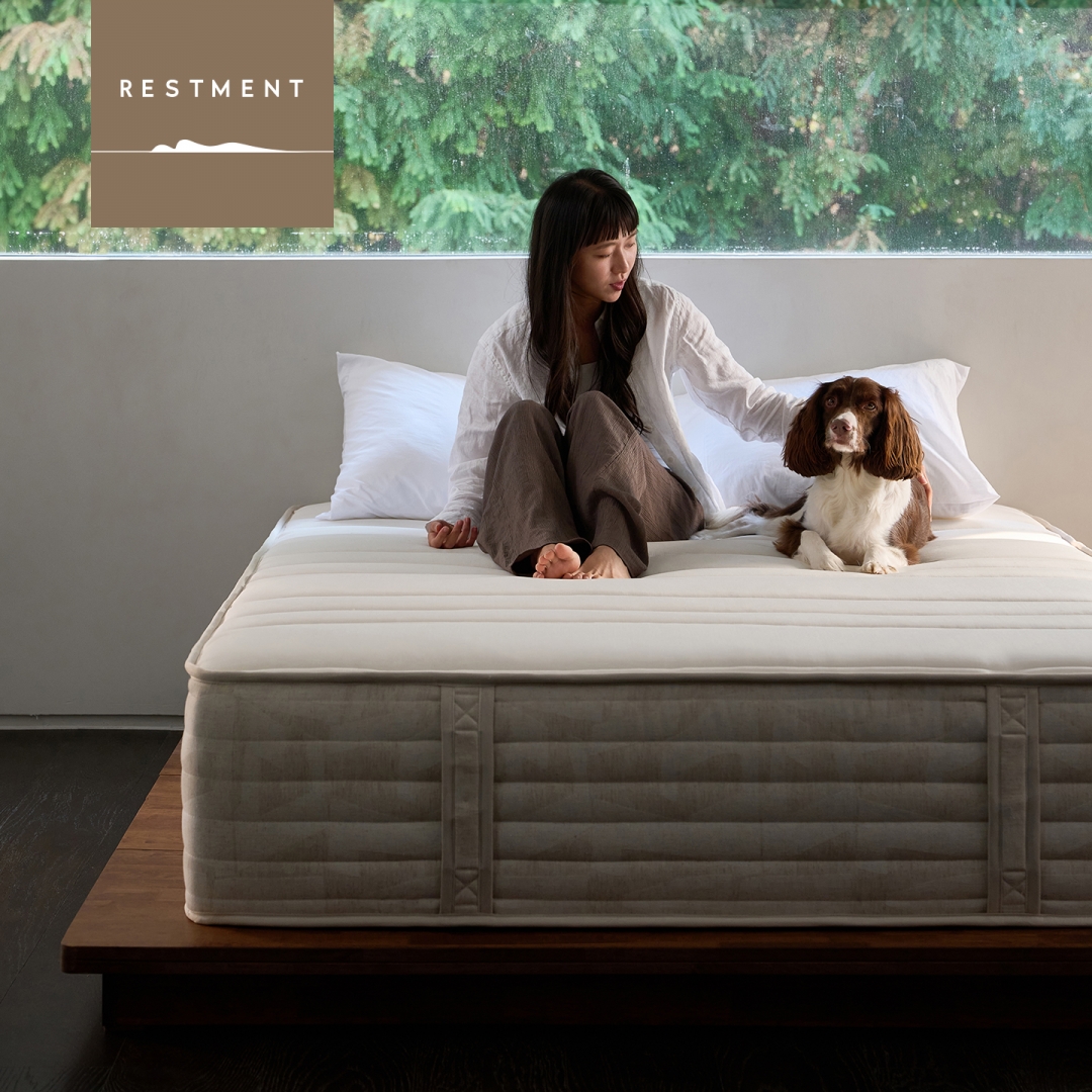 레스트먼트 리추얼 32cm 천연 라텍스 티타늄 스프링 매트리스 S/SS/Q/K/LK
