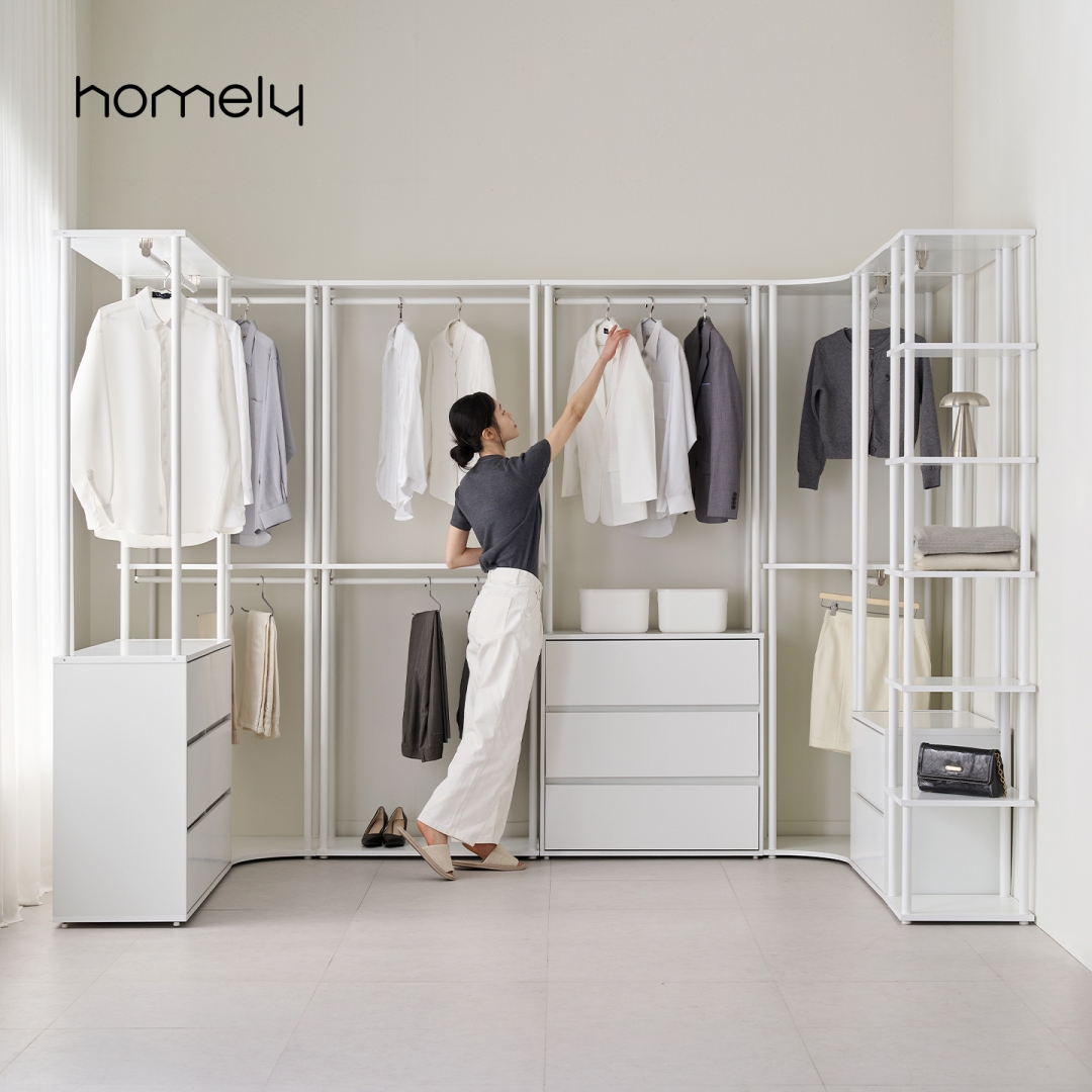 셀렉트 철제 시스템 드레스룸 모듈 서랍 행거 옷장 (600/800/1200)