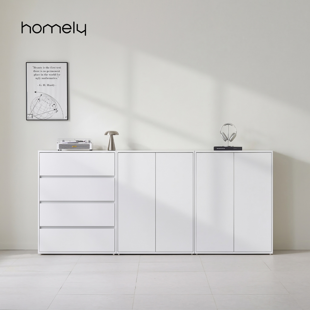 셀렉트 다용도 철재 시스템선반 서랍 책장 수납장 800/1200