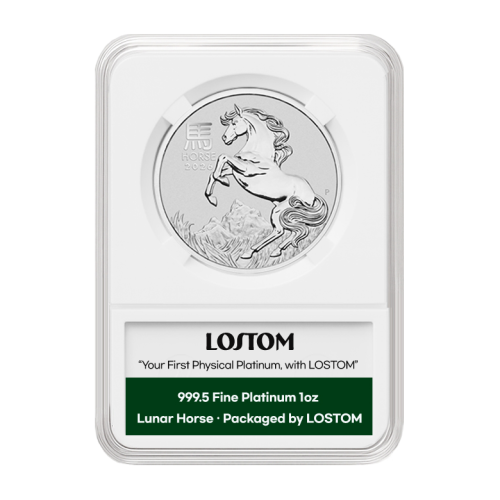 로스톰 2026 호주 루나 호스 1온스 백금 9995 플래티넘코인 블리온주화