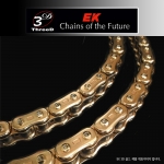 EK CHAIN QUADRA-X2-RING 3D 525체인 슈퍼스포츠용 - 525Z-128L 골드