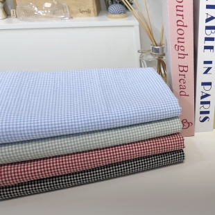 T659 탐나요 면20수 스트레치 미니체크 무늬 원단 코튼 패브릭 천