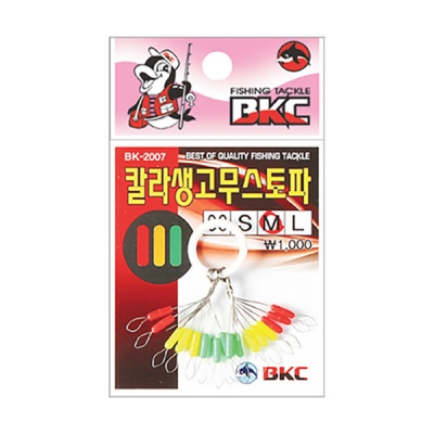 [백경] 칼라 생고무 스토퍼 BK-2007 L M  벵에돔 찌낚시