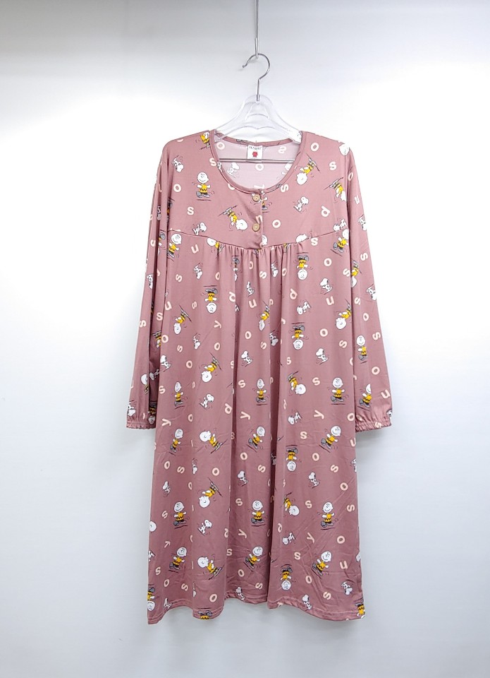 2020 스누피 여성 피치기모 잠옷 원피스 (5color)