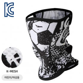 엠씨엔 통기성 좋은 기능성 / 섀도우 싸커 쁘띠 K-MESH 마스크 [MASK SR1(Petite)-SHADOW SOCCER]