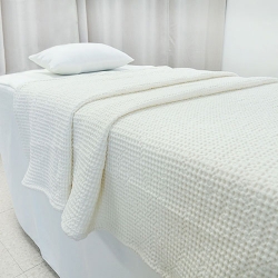 워싱와플 여름이불(아이보리) [미용/관리실/피부과 의원/병원/한의원/홑이불]