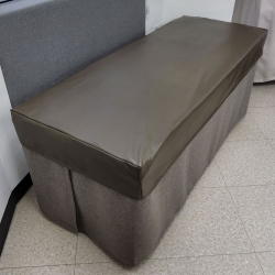 [오일사용가능] 소프트 레자 매트커버(카키브라운)[마사지, 에스테틱 관리실 방수커버]