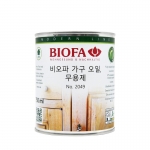 비오파 가구 오일 무용제 2049 375ml,750ml,2.5L흡수성 높은 목재표면 보호용 투명오일