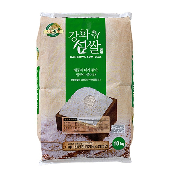 강화도쌀 강화섬쌀 유기농쌀 추청미 쌀 10kg