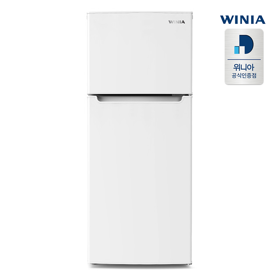 위니아 원룸 사무실 필수가전 155L 소형 화이트 냉장고 EWRB155EEMWWO(A)