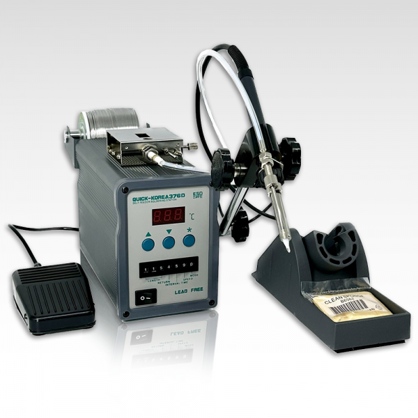 QK 376D/자동납공급기(0.6~1.2mm)인두부 출력 90W