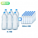 ECO 세트 3호 (화이트 2.0L 3팩(18병) + 0.5L 1팩(20병))