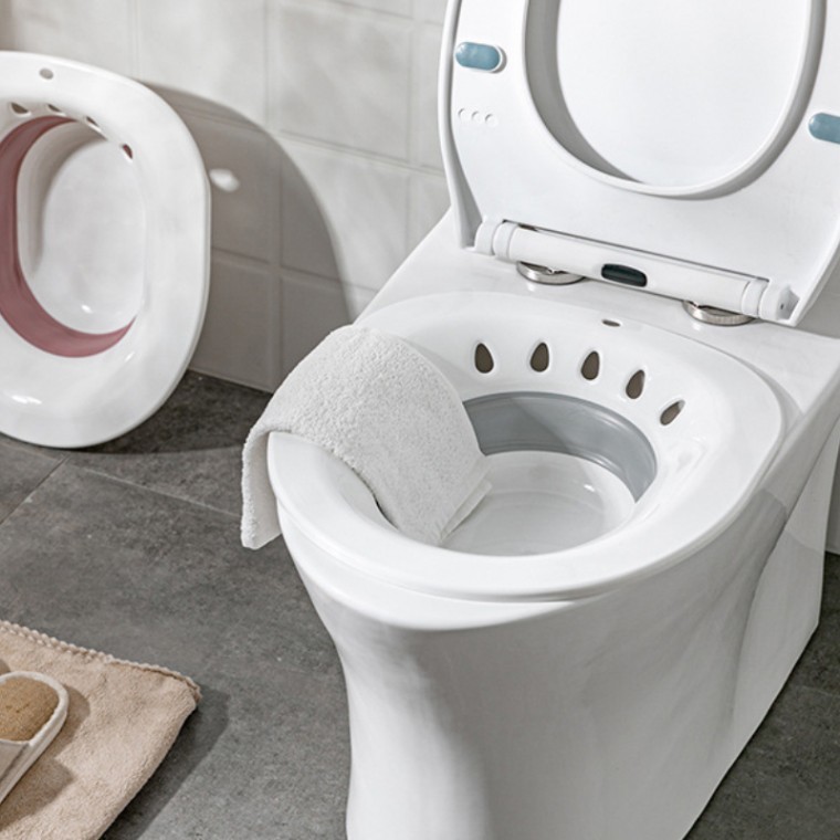 좌욕기 가정용 임산부 치질 온욕 폴딩 변기좌욕기 RD-11045