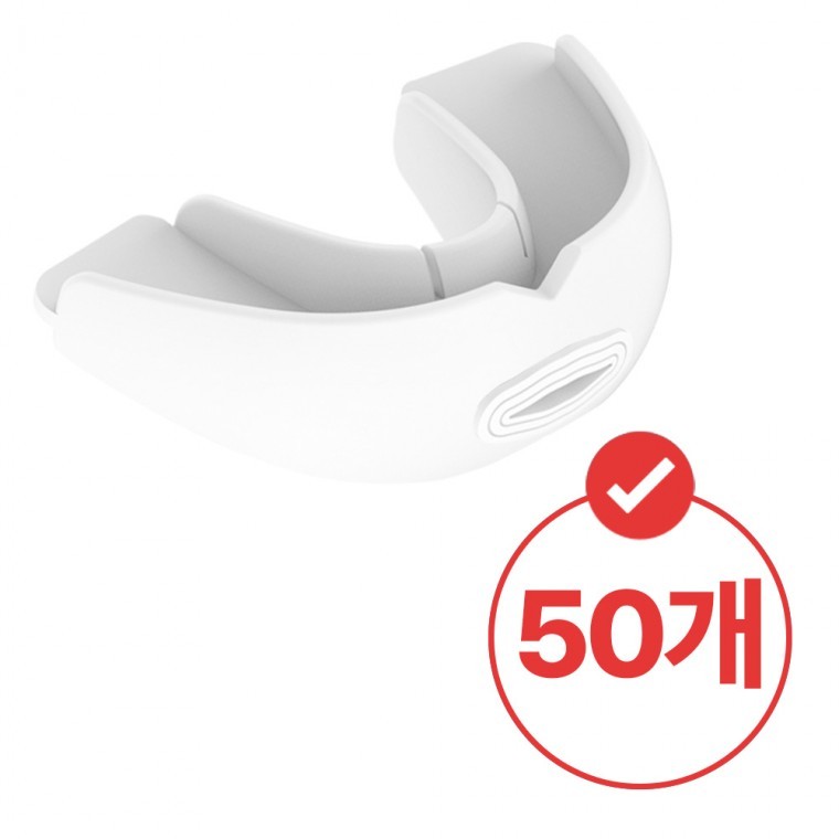 이갈이 방지 마우스피스 실리콘 스플린트 수면 치아보호 50개