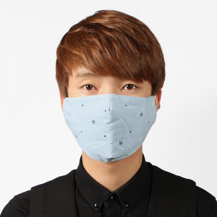 다회용 필터 면마스크 성인용 3겹 입체마스크