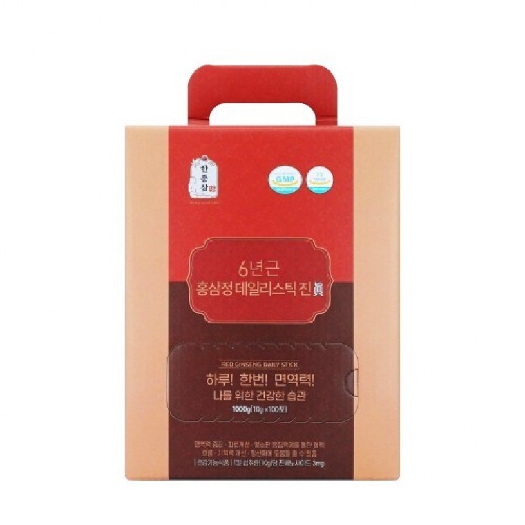 한중삼 - 6년근 홍삼정 데일리 스틱 진 10g x 100포