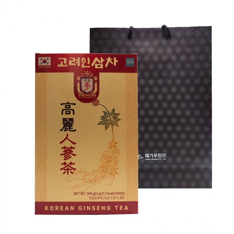 천일보 고려인삼차 100포 x 5개 (쇼핑백포함)