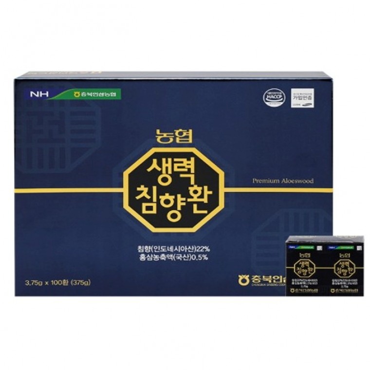 충북농협 - 생력침향환 3.75g x 100환